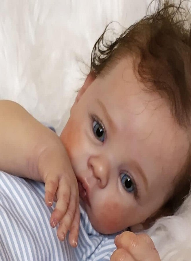 Anano Reborn Baby Dolls Silicone Full Body-19 in Realistic Baby Doll, Full Silicone Babys Doll Lifelike Boy, Real Life Reborn Dolls, Anatomically Correct Newborn Babys Washable - Image 3
